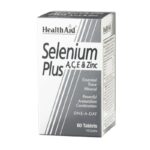 Health Aid Selenium 200μg Plus A, C, E & Zinc Σελήνιο Ενισχυμένο Με Βιταμίνες, 60tabs