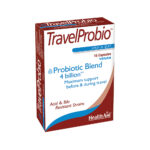 Health Aid TravelProbio Συμπλήρωμα για την Αντιμετώπιση της Διάρροιας & της Δυσκοιλιότητας, 15caps