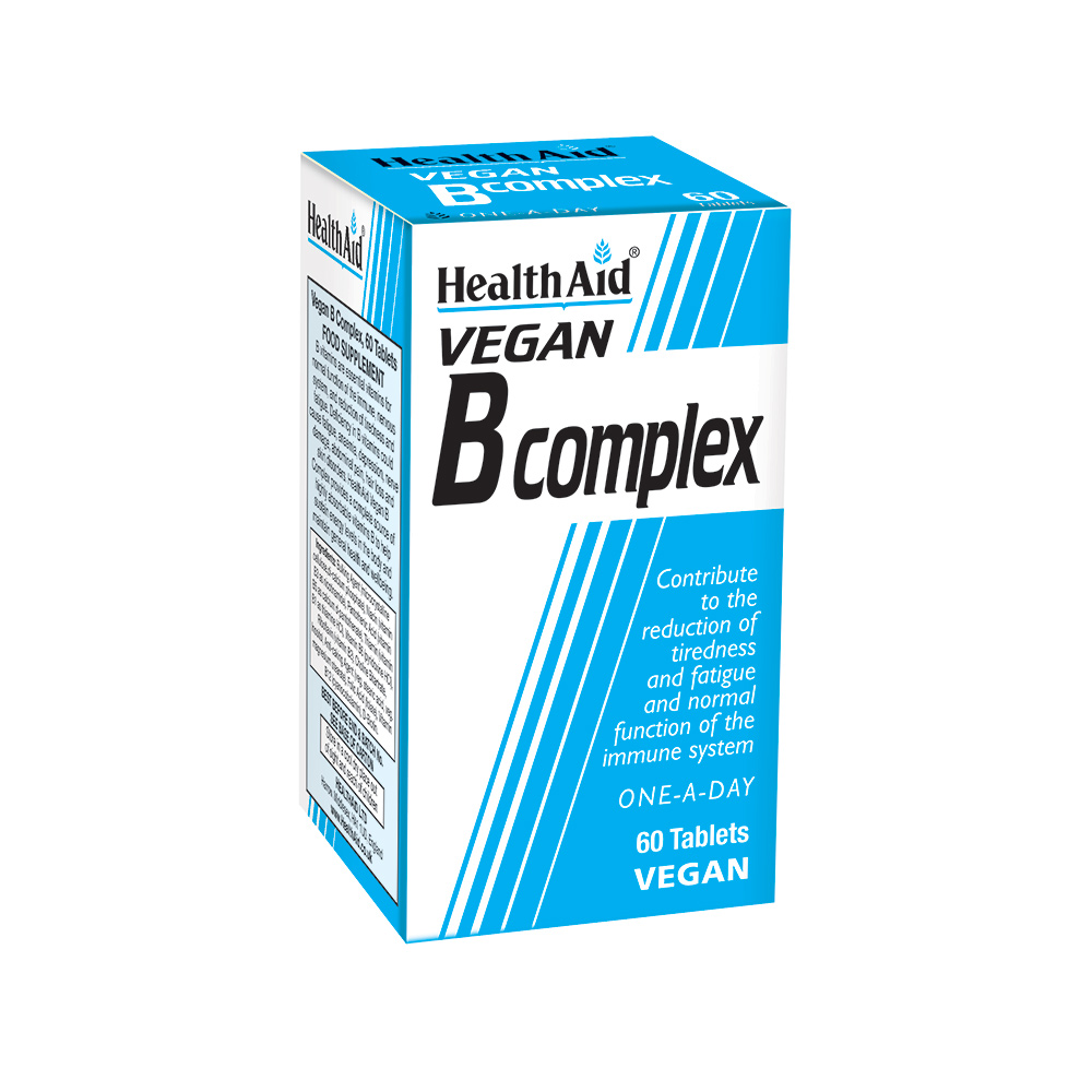 health-aid-vegan-b-complex-Συμπλήρωμα-Διατροφής-με-Σύμπλεγμα-Βιταμινών-Β-60tabs1.jpg Health Aid Vegan B-Complex Συμπλήρωμα Διατροφής με Σύμπλεγμα Βιταμινών Β, 60tabs - Image 1