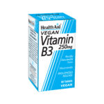 Health Aid Vitamin B3 (Niacin) 250mg Συμπλήρωμα Διατροφής για το Νευρικό Σύστημα, 90tabs