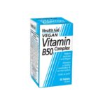 Health Aid Vitamin B50 Complex Συμπλήρωμα Διατροφής Συμπλέγματος Βιταμινών Β, 30tabs