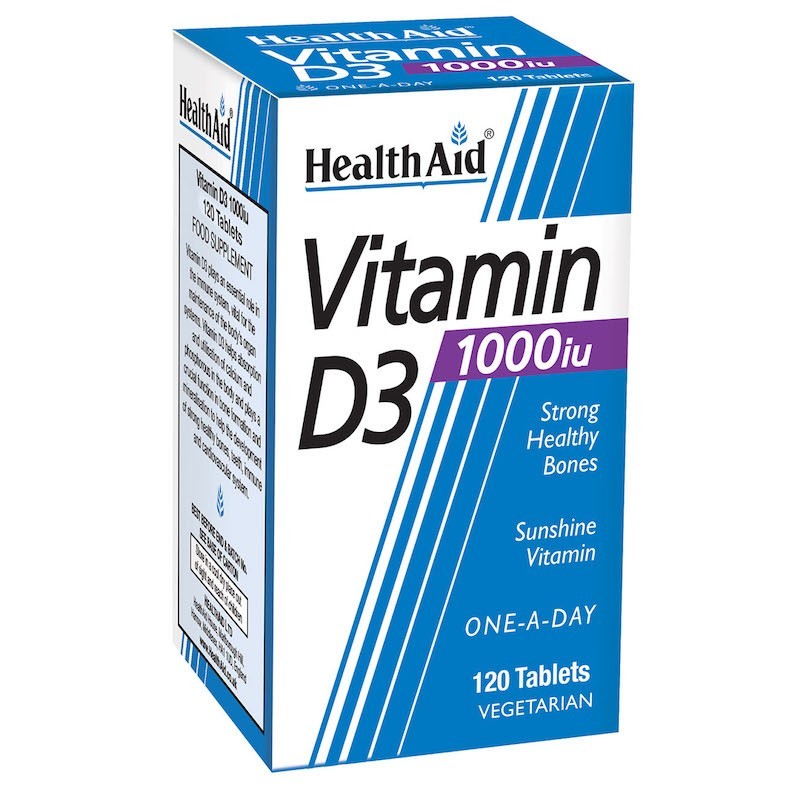 health-aid-vitamin-d3-1000iu-Συμπλήρωμα-Διατροφής-Για-Τα-Οστά-38-Το-Ανοσοποιητικό-120tabs1.jpg Health Aid Vitamin D3 1000IU Συμπλήρωμα Διατροφής Για Τα Οστά & Το Ανοσοποιητικό, 120tabs - Image 1
