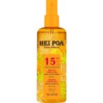 Hei Poa Monoi Oil Tiare SPF15 Ξηρό Αδιάβροχο Αντηλιακό Λάδι Monoi, 150ml