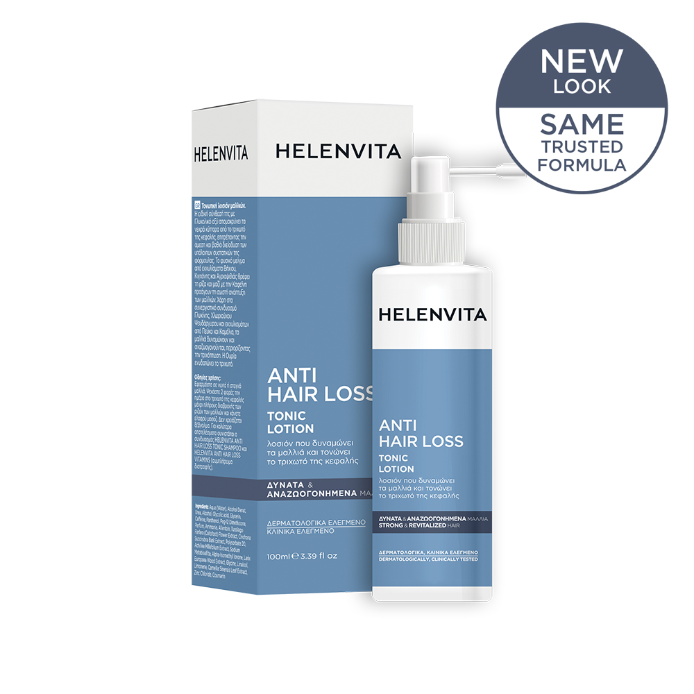 helenvita-anti-hair-loss-tonic-lotion-Τονωτική-Λοσιόν-Κατά-της-Τριχόπτωσης-38-Δυνάμωσης-Μαλλιών-100ml1.jpg Helenvita Anti Hair Loss Tonic Lotion Τονωτική Λοσιόν Κατά της Τριχόπτωσης & Δυνάμωσης Μαλλιών 100ml - Image 1