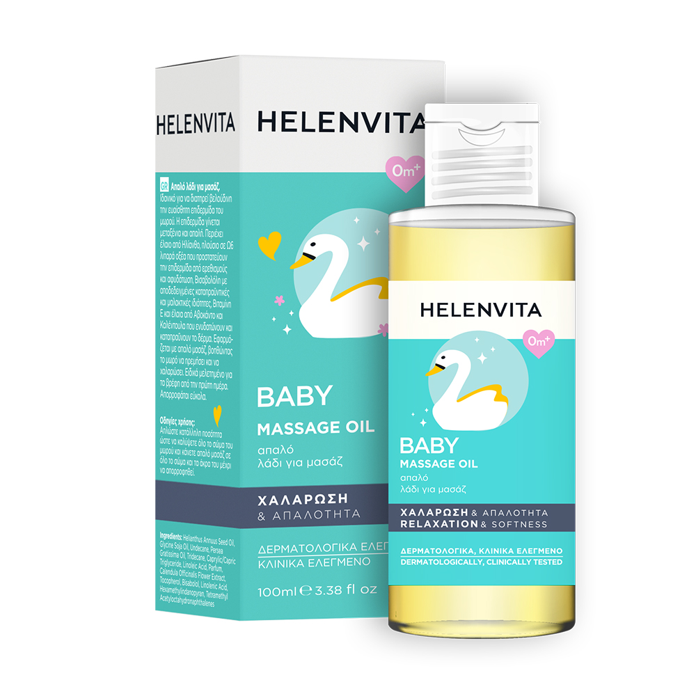 helenvita-baby-massage-oil-Απαλό-Λάδι-για-Μασάζ-100ml1.jpg Helenvita Baby Massage Oil Απαλό Λάδι για Μασάζ 100ml - Image 1