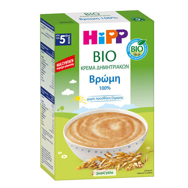 hipp-Βρεφική-Κρέμα-Δημητριακών-Βρώμη-Από-τον-5ο-Μήνα-200gr1.jpg Hipp Βρεφική Κρέμα Δημητριακών Βρώμη Από τον 5ο Μήνα 200gr - Image 1