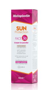 Histoplastin Sun Protection Face Cream To Powder Tinted - Medium SPF30 50ml - Image 2