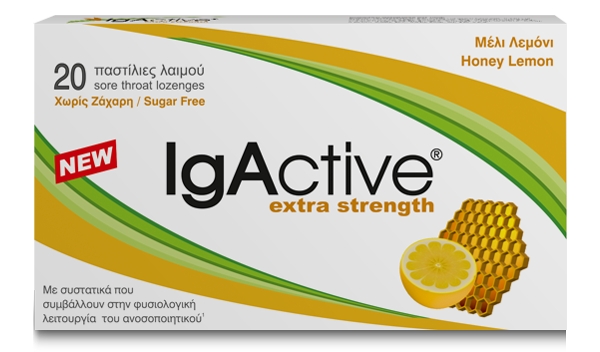 igactive-Παστίλιες-Λαιμού-20-loz-Μέλι-Λεμόνι-Χωρίς-Ζάχαρη1.jpg IgActive Παστίλιες Λαιμού 20 loz Μέλι Λεμόνι (Χωρίς Ζάχαρη) - Image 1