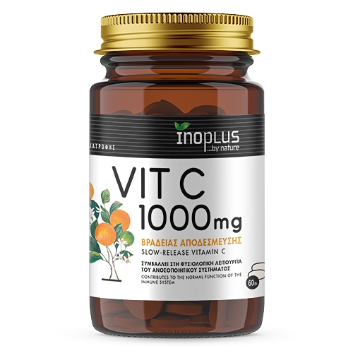 inoplus-vit-c-1000mg-slow-release-Ενίσχυση-Της-Λειτουργίας-Του-Ανοσοποιητικού-60tabs1.jpg InoPlus Vit C 1000mg Slow Release Ενίσχυση Της Λειτουργίας Του Ανοσοποιητικού 60tabs - Image 1