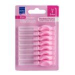 Intermed Ergonomic Mini Μεσοδόντια Βουρτσάκια με Λαβή Size 0 - 0.4mm Ροζ, 8τεμ