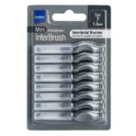 Intermed Ergonomic Mini Μεσοδόντια Βουρτσάκια με Λαβή Size 7 - 1.3mm Γκρι, 8τεμ