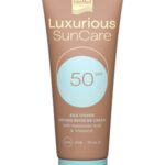 Intermed Luxurious Sun Care Αδιάβροχη Αντηλιακή Κρέμα Προσώπου SPF50 με Χρώμα Bronze Beige 75ml