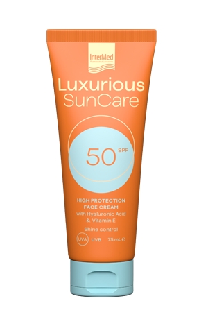 intermed-luxurious-suncare-face-cream-Αντηλιακή-Κρέμα-Προσώπου-spf50-75ml1.jpg Intermed Luxurious SunCare Face Cream Αντηλιακή Κρέμα Προσώπου SPF50 75ml - Image 1