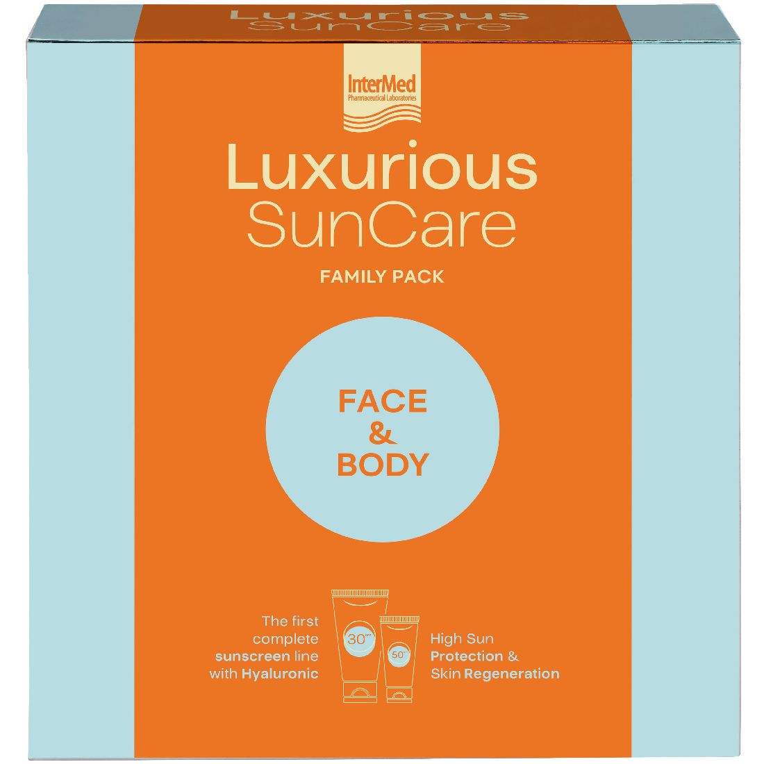 intermed-luxurious-suncare-Σετ-με-Αντηλιακό-Προσώπου-38-Αντηλιακό-Σώματος-spf30-2τμχ1.jpg Intermed Luxurious SunCare Σετ με Αντηλιακό Προσώπου & Αντηλιακό Σώματος SPF30 2τμχ - Image 1