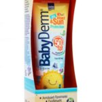 Intermed Βabyderm kids 3 in 1, Αντηλιακό Γαλάκτωμα με Εντομοαπωθητική Δράση  50 SPF, 300ml