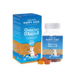 John Noa Happy Kids Omega 3⁄6⁄9 D3 Plus Suitable for Children 90 Orange jelly beans