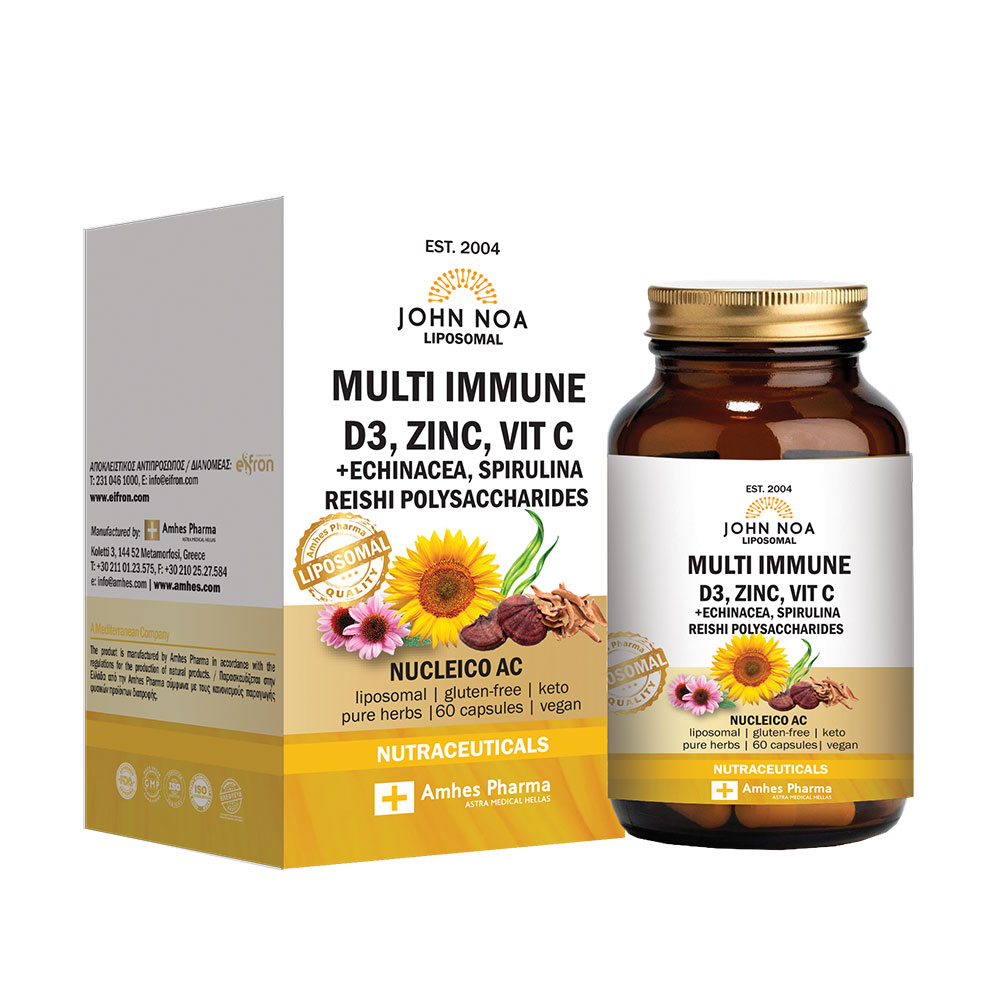 john-noa-liposomal-d3-zinc-vit-cechinacea-spirulina-reishi-polysaccharides-60-κάψουλες1.jpg John Noa Liposomal D3, Zinc, Vit C+Echinacea, Spirulina, Reishi Polysaccharides 60 κάψουλες - Image 1