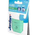 Jordan Dental  Floss Expand Fresh Οδοντικό Νήμα Κερωμένο Με Γεύση Μέντα 25m