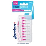 Jordan Interdental Brush Interdental Brushes Pink X-Small 0.4mm (10pcs) (31.0100)