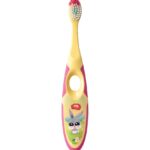 Jordan Children's Toothbrush Step 2 in Yellow⁄Pink Bunny for 3-5 years old (Soft)
