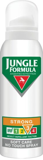 Jungle Formula Strong Soft Care No Touch Αντικουνουπικό σπρέι IRF 3, 125ml - Image 2