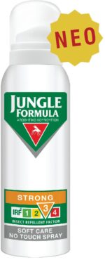 Jungle Formula Strong Soft Care No Touch Αντικουνουπικό σπρέι IRF 3, 125ml - Image 4