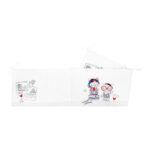 Kikka Boo Soft bumper Πάντα Κούνιας Love Rome 35x180cm(41109050115)