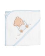 Baby cape-blouse with hood 90x90cm Dream Big Blue