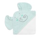 Kikka Boo Baby Cape Bathrobe with Hood 90x90cm Elephant Time