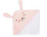 Kikka Boo Baby cape bathrobe with hood 90x90cm Rabbits in Love