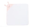 Kikka Boo Baby cape bathrobe with hood 90x90cm Rabbits in Love - Image 2