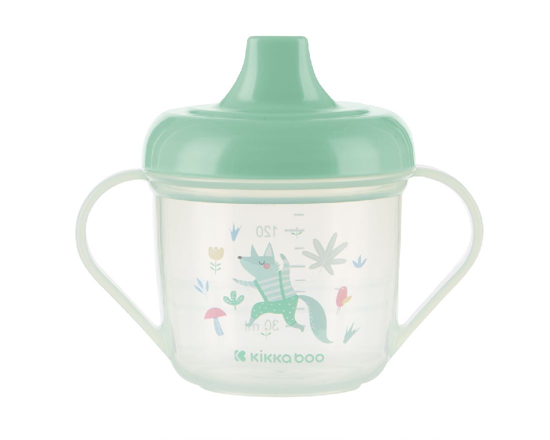 kikka-boo-Εκπαιδευτικό-κύπελλο-pp-με-στόμιο-150ml-forest-party-Μέντα-313020300741.jpg Kikka Boo Εκπαιδευτικό κύπελλο PP με στόμιο 150ml Forest Party Μέντα (31302030074) - Image 1
