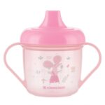 Kikka Boo Εκπαιδευτικό κύπελλο PP με στόμιο 150ml Forest Party Ροζ (31302030073)