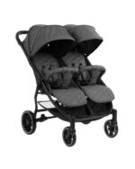 Kikka Boo Happy 2 Dark Grey 2023 twin trolley 2023
