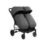 Kikka Boo Happy 2 Dark Grey 2023 twin trolley 2023 - Image 5