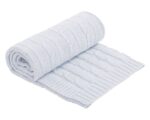 Kikka Boo Cuddle & Kikka Boo Blanket Cradle Knitted Knitted Light Blue 75x100cm