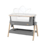Kikka Boo Λίκνο Nanna Dark Grey με Στρώμα και Πλαϊνό Άνοιγμα (31003020031) - Image 2