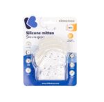 Kikka Boo Chewing Toothbrush Mitten Savanna Grey BPA free silicone chewing glove for 0 m+ - Image 2