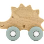 Boo Chewing Toothbrush "Hedgehog" Wooden Mint for 0 m+