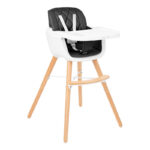 Kikka Boo Wooden Dining Chair Woody Black