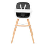 Kikka Boo Wooden Dining Chair Woody Black - Image 2