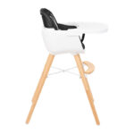 Kikka Boo Wooden Dining Chair Woody Black - Image 3