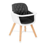 Kikka Boo Wooden Dining Chair Woody Black - Image 5