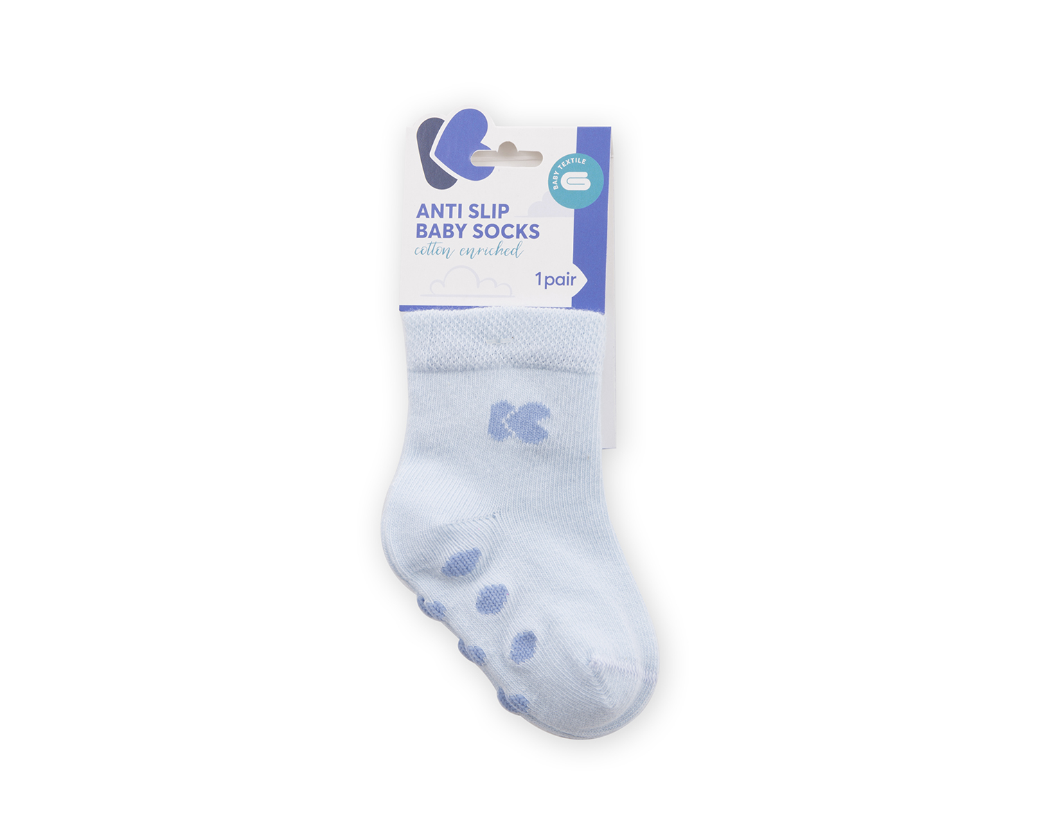 kikka-boo-Παιδικές-Κάλτσες-baby-socks-1-2ετών-Μπλε1.jpg Kikka Boo Παιδικές Κάλτσες Baby Socks 1-2ετών Μπλε - Image 1