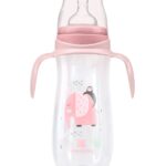 Kikka Boo Πλαστικό Μπιμπερό 400ml Jingle Jungle Ροζ (31302020134)
