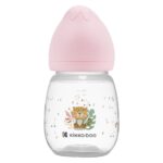 Kikka Boo Plastic Bottle with Silicone Liner 180ml for 0+ months Pink Savanna (31302020095)