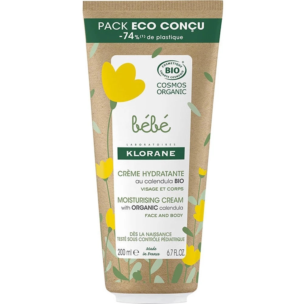 klorane-bebe-moisturising-cream-Ενυδατική-Κρέμα-με-Καλέντουλα-200ml1.jpg Klorane Bebe Moisturising Cream Ενυδατική Κρέμα με Καλέντουλα, 200ml - Image 1
