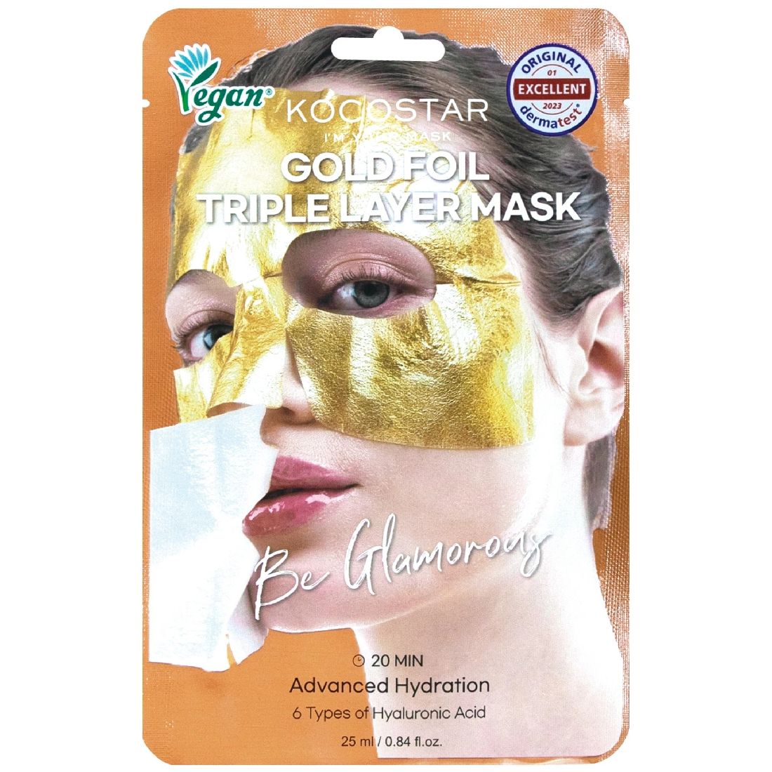 kocostar-premium-gold-foil-triple-layer-mask-Μάσκα-Προσώπου-για-Ενυδάτωση-25ml1.jpg Kocostar Premium Gold Foil Triple Layer Mask Μάσκα Προσώπου για Ενυδάτωση, 25ml - Image 1