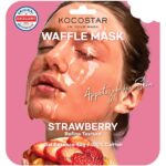 Kocostar Waffle Mask Strawberry Εμποτισμένη Mάσκα Καθαρισμού & Λάμψης για Λιπαρές Επιδερμίδες, 40g - Image 2