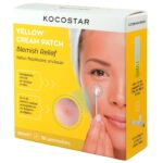 Kocostar Yellow Cream Patch Blemish Relief Κρέμα Διόρθωσης Ατελειών, 20ml & Μπατονέτες, 50τεμ, 1σετ